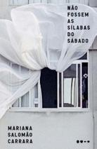 Livro - Não fossem as sílabas do sábado Livro - Não fossem as sílabas do sábado