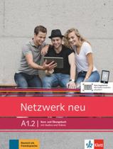 Livro - Netzwerk Neu A1.2 Kurs- Und Ubungsbuch Mit Audios Und Videos - KLETT & MACMILLAN BR