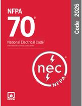 Livro NFPA 70 Código Elétrico Nacional NEC 2026 Espiral Livro NFPA 70 Código Elétrico Nacional NEC 2026 Espiral
