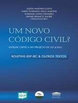 Livro - Novo Codigo Civil Analise Critica Do Projeto De Lei 4/2025, Um