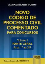 Livro - Novo Código de Processo Civil Comentado para Concursos - Volume I