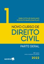 Livro - Novo Curso de Direito Civil 1 - Parte Geral - 24ª edição 2022