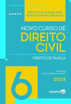 Livro - Novo Curso De Direito Civil - Direito de Família - Vol. 6 - 14ª edição 2024