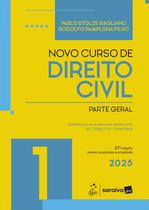 Livro - Novo Curso de Direito Civil - Vol.1 - Parte Geral - 27ª Edição 2025