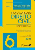 Livro - Novo Curso de Direito Civil - Vol.6 - Direito de Família - 15ª Edição 2025