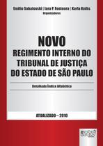 Livro - Novo regimento interno do Tribunal de Justiça do Estado de São Paulo