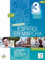 Livro - Nuevo Espanol En Marcha 3 - Alumno + Ejercicios + Licencia Digital + Audio Descargable - Edicion Latina