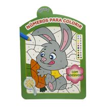 Livro - Números Para Colorir - Nível 2 - Com Adesivos!