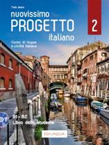 Livro - Nuovissimo Progetto Italiano 2 (B1-B2) - Libro Dello Studente + Dvd