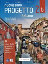Livro - Nuovissimo Progetto Italiano 2B (B2) - Libro Dello Studente E Quaderno Degli Esercizi + Versione Interattiva