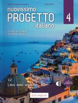 Livro - Nuovissimo Progetto Italiano 4 (C2) - Libro Dello Studente + Cd Audio Mp3