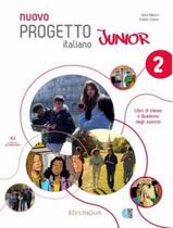 Livro - Nuovo Progetto Italiano Junior 2 (A2) - Libro Di Classe E Quaderno Degli Esercizi - EDILINGUA