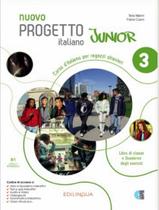 Livro - Nuovo Progetto Italiano Junior 3 (B1) - Libro Di Classe E Quaderno Degli Esercizi