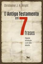 Livro - O Antigo Testamento em sete frases