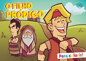 Livro - O Filho Pródigo - Livro Para Colorir Livro - O Filho Pródigo - Livro Para Colorir