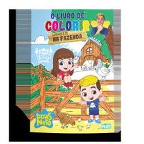 Livro - O livro de colorir Luccas e Gi na fazenda