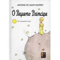 livro O PEQUENO PRÍNCIPE Livro de Antoine de Saint Exupéry capa branca Editora Pé da Letra
