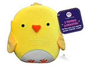 Livro - O pintinho extrovertido - Livro de pelúcia