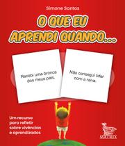 Livro - O que aprendi quando ...