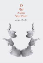 Livro - O que avaliar quer dizer?