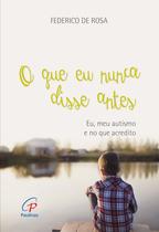 Livro - O que eu nunca disse antes Livro - O que eu nunca disse antes