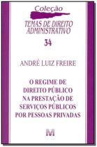 Livro - O regime de direito público na prestação de serviços públicos por pessoas privadas - 1 ed./2014