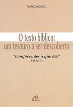 Livro - O texto bíblico - um tesouro a ser descoberto Livro - O texto bíblico - um tesouro a ser descoberto