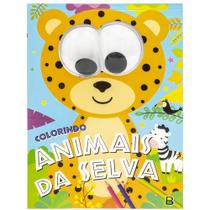 Livro - Olhinhos Malucos! Colorindo Animais da Selva