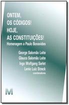 Livro - Ontem, os códigos! Hoje, as constituições - 1 ed./2016