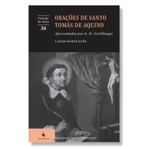 Livro Orações de Santo Tomás de Aquino ( latim - português )