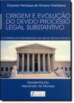 Livro - Origem e evolução do devido processo legal substantivo