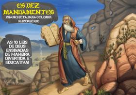 Livro - Os 10 Mandamentos - Prancheta para colorir Supersérie Livro - Os 10 Mandamentos - Prancheta para colorir Supersérie