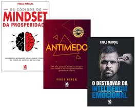 Livro Os Códigos do Mindset da Prosperidade+ Antimedo + Destravar da Inteligência Emocional