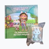 Livro Os Defensores da Casa Mágica Gabby Dollhouse C/Figura