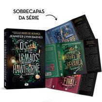 Livro - Os irmãos Hawthorne + Brindes (sobrecapas da série)