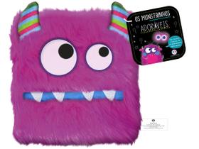 Livro - Os monstrinhos adoráveis - Livro de pelúcia