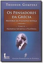 Livro Os Pensadores da Grécia História da Filosofia Antiga - Ícone