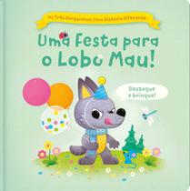 Livro - Os três porquinhos: Uma história diferente: Uma festa para o lobo mau Livro - Os três porquinhos: Uma história diferente: Uma festa para o lobo mau