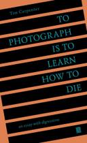 Livro OUROZO Fotografar é Aprender a Morrer Livro OUROZO Fotografar é Aprender a Morrer
