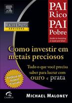 Livro - Pai rico como investir em metais preciosos