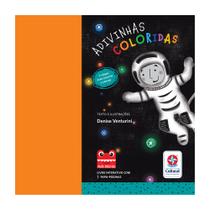 Livro - Papa-Páginas - Adivinhas Coloridas - Livro interativo com 7 marcadores de página que completam a história e QR codes para vídeos musicais
