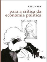 Livro - Para A Critica Da Economia Politica - BOITEMPO EDITORIAL