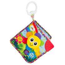 Livro para bebês Lamaze Fun com cores macias com páginas de tecido enrugado
