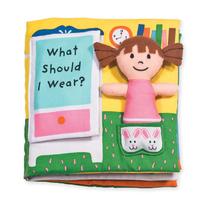 Livro para bebês Soft Activity Melissa & Doug O que devo vestir