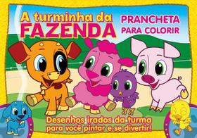 Livro para Colorir A Turminha da Fazenda
