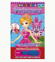 Livro para Colorir Aqua Book Princesas com Caneta Mágica