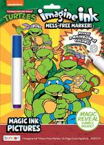 Livro para colorir Bendon TMNT Imagine Ink com marcador mágico