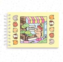 Livro para Colorir Bobbie Goods Capa Dura AMARELO ORIGINAL Estilo Tumblr Criativo e Relaxante