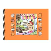 Livro para Colorir Bobbie Goods Flexível 50 Folhas Amarelo