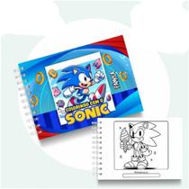Livro Para Colorir Bobbie Sonic Capa Dura Compartilhar Emoldurar Encadernado Bob God Original